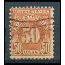 Used J86 50c Postage Due Barely Clears WA1470