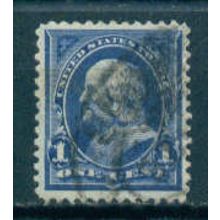 Used 264 1c Benjamin Franklin Almost Very Fine M03013