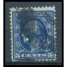 Used 378 5c George Washington Barely Clears WA0064