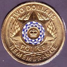 2019 Australia 2 Dollars coin Remembrance Day - Police