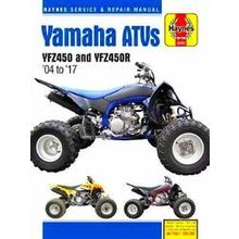 Yamaha Yfz 450/450r Atv, 2004-2017 Haynes Repair Manual