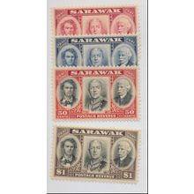 Sarawak Stamps Scott #155 To 158, Mint Never Hinged