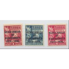Samoa Stamps Scott #163 To 165, Mint Hinged