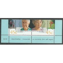 AUS 1999 SE~TE PAIR 45c 'YEAR OF THE OLDER PERSON' FINE USED (EBID38-550)