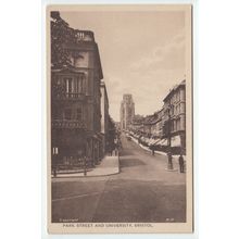 Park Street and University Bristol Postcard