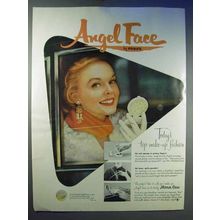 1954 Pond's Angel Face Make-Up Ad - Top Fashion
