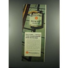 1955 Pratt & Lambert House Paint Ad - How to Make