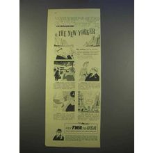 1955 TWA Airlines Ad - Introducing The New Yorker