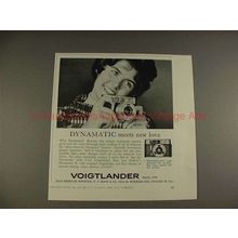 1961 Voigtlander Dynamatic Camera Ad - Meets New Love!!