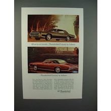 1967 Ford Thunderbird Car Ad - Set Trends