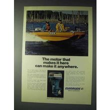 1973 Evinrude 50hp Lark Outboard Motor Ad!