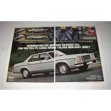 1978 Ford Granada ESS Ad - Tell it from Mercedes-Benz