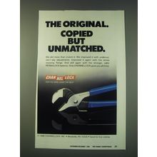 1988 Channellock Pliers Ad - The original. Copied but unmatched