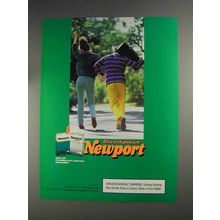 1991 Newport Cigarettes Ad - Alive
