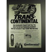 1991 Continental Conti Tour, Blitz &Sport 2000 Tires Ad