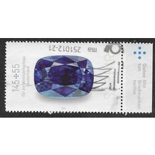 GER 2012 €1.45 + .025 ' MINERALS - SAPPHIRE' FINE USED (EBID57-123)