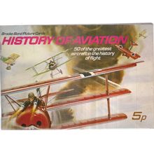 HISTORY OF AVIATION Brooke Bond Tea complete album.... 50 cards vgc (a)