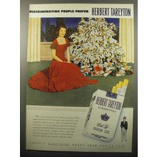 1950 Herbert Tareyton Cigarettes Ad - Mrs. Charles Amory