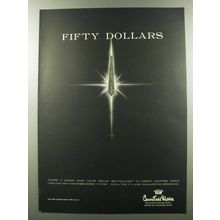 1953 Countess Mara Ties Ad - Fifty Dollars