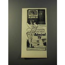 1953 Admiral Model 322DX16 Television Ad - Walt Disney's Tinkerbell