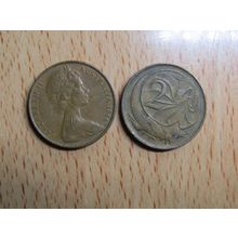 Australia 1966 2 Cents Coin