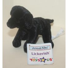 2001 McDonalds Toys R Us Animal Alley Lickerish the Black Lab with Tag