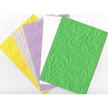 A6 Embossed Card. 10 Sheets. Flourishes. Cardmaking Scrapbooking Crafts Toppers