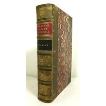 Antique Victorian Leather Book Annals St Pauls Cathedral 1868 Milman