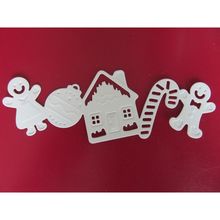 6 x Spellbinders Die Cuts Gingerbread Strip