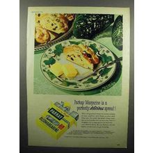 1951 Kraft Parkay Oleomargarine Ad - Delicious Spread