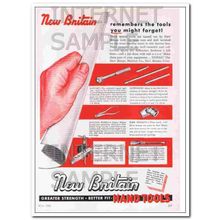 NEW BRITAIN MACHINE COMPANY 1948 tools you might forget vintage ad