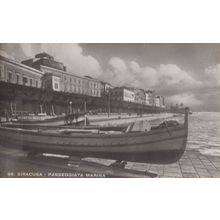 Siracusa Italy Italian Boat Ship Shipping Marine Marina Real Photo RPC Postcard