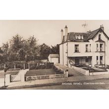Clacton On Sea Bristol Hotel Vintage Real Photo Postcard