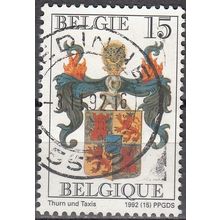Belgique 1992 Michel 2535 O Cote (2008) 0.30 € Armoirie Tour et Tassis