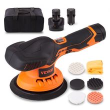 Car Polisher Buffer Cordless Dual Action Polishing Machine 6" 2PCS Battery