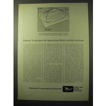 1964 Bendix Research Laboratories Ad - Optimizing
