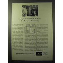 1964 Bendix Research Laboratories Ad - Adaptively