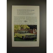 1964 Chevrolet Impala Sport Sedan Car Ad!