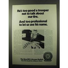 1970 B.F. Goodrich Lifesaver Radial Tires Ad - Too Good