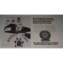 1970 B.F. Goodrich Lifesaver Radial Tires Ad - Trooper