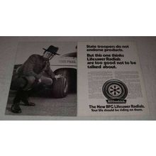 1970 B.F. Goodrich Lifesaver Radial Tires Ad - Troopers