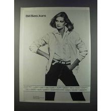 1981 Bill Blass Jeans, Shirt and Sweatshirt Jacket Ad