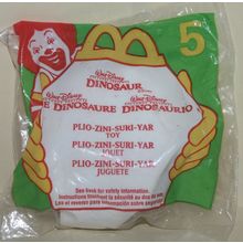 2000 McDonalds Disney Dinosaur #5 Plio, Zini, Suri & Yar Mint in Package