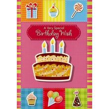 A Very Special Birthday Wish - General Birthday Greeting Card - 01215-1