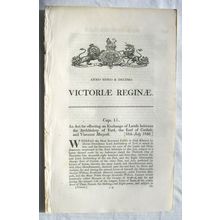 1846 Act of Parliament: exchange of land Henderskelf & Sheriff Hutton