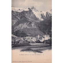 La Meije Vue Prise De La Grave French Old Postcard