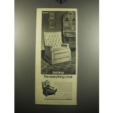 1972 Berkline Chair Advertisement - Berkline. The everything Chair