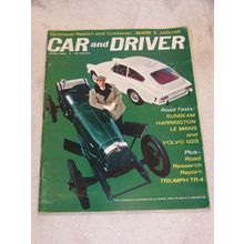 CAR & DRIVER MAGAZINE APRIL 1962 DART CHRYSLER 300 H VOLVO TRIUMPH SPRITE JAGUAR