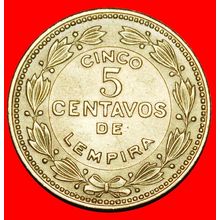Ⰶ GREAT BRITAIN (1976-1989): HONDURAS★ 5 CENTAVOS 1975 1821★LOW START★NO RESERVE