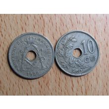 Belgium 1928 10 Centime Belgique (French Text) Coin